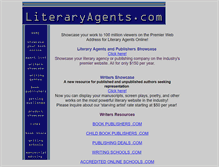 Tablet Screenshot of literaryagents.com